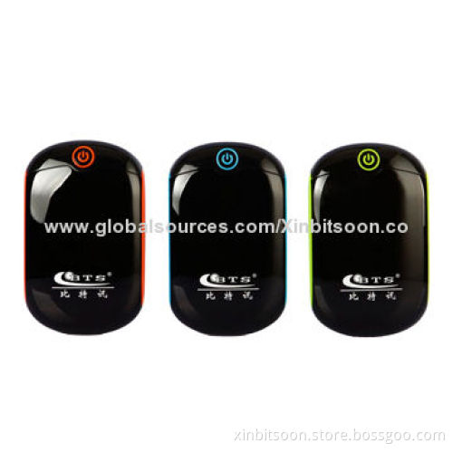 Portable power bank with 6,600mAh capacity with 3 indicator light